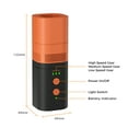 thumbnail image 2 of yeacher Portable 6000mAh Air Pump with 20W Fast Charging, High-Speed Brushless Motor, 800L/min Inflation, 5kPa Suction, and Multi-Function Nozzles for Inflating, Deflating, and Dusting, 2 of 6