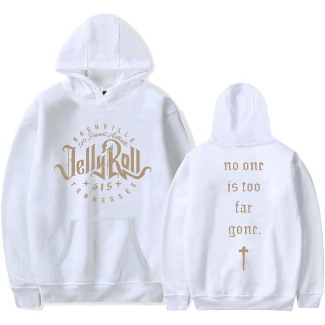 Jelly Roll Hoodie No One Is Too Far Gone Merch Autumn Women Men Long Sleeve Sweatshirt Rapper Clothes