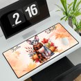 thumbnail image 3 of Hello Fall Sphynx Scarf Welcome Autumn with Leaves Pumpkins Desk Mat Full Keyboard Mouse Pad Cat Lover Kitten Owner Gifts Idea Large Mousepad - 00011, 3 of 5