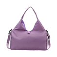 thumbnail image 1 of Bolsa de gimnasio portátil Bolsa de lona de viaje Correa de hombro ajustable Bolsa de equipaje Bolsa de gran capacidad Bolsa de hombro multipropósito Púrpura Sunnimix Bolsa de Yoga, 1 of 8