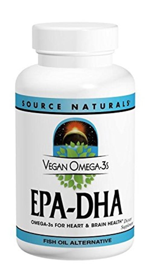 Source Naturals Vegan Omega3s EPADHA 300 mg 30 Vegetarian Softgel