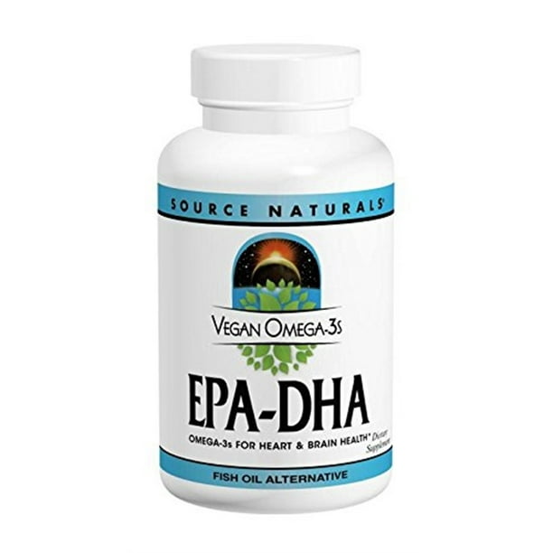 Source Naturals Vegan Omega3s EPADHA 300 mg 30 Vegetarian Softgel