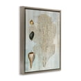 thumbnail image 2 of Stupell Industries Cottage Detailed Coral & Seashells Brown Floating Frame Canvas Art, 17 x 21, by Susan Arnot, 2 of 7
