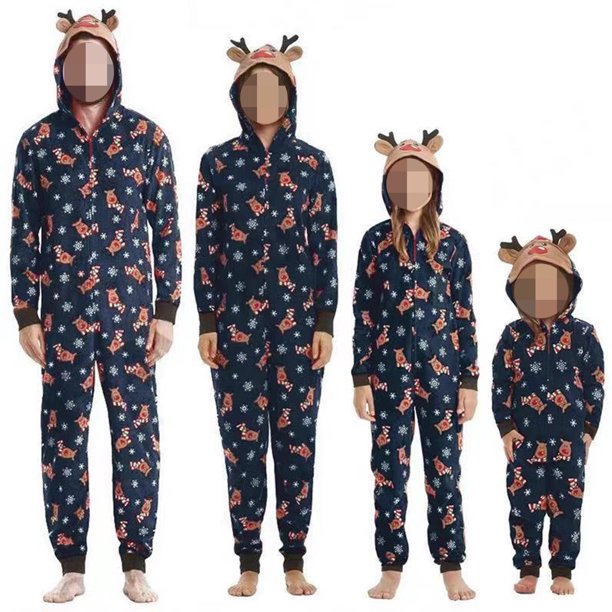 JBEELATE Mens One Piece Pajamas Adults with Butt Flap Soft Long Sleeve