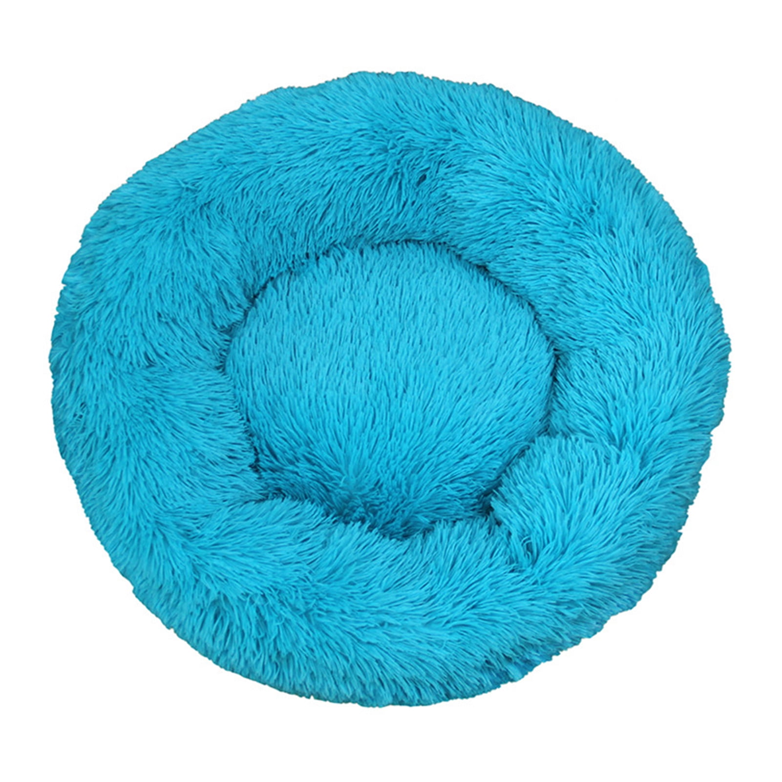 Cheers.US Pet Cat Bed Dog Bed, Fluffy Cat/Dog Bed for Small Medium Large Pet Cats Dogs, Round Donut Cat Beds for Indoor Cats, Anti-Slip Marshmallow Dog Beds