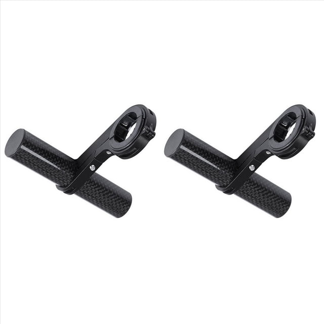 2X Instalación de Extensión de Manillar de Bicicleta de 10CM Soporte de Extensión de Soporte de Manillar de Bicicleta Soldadura de Carbono
