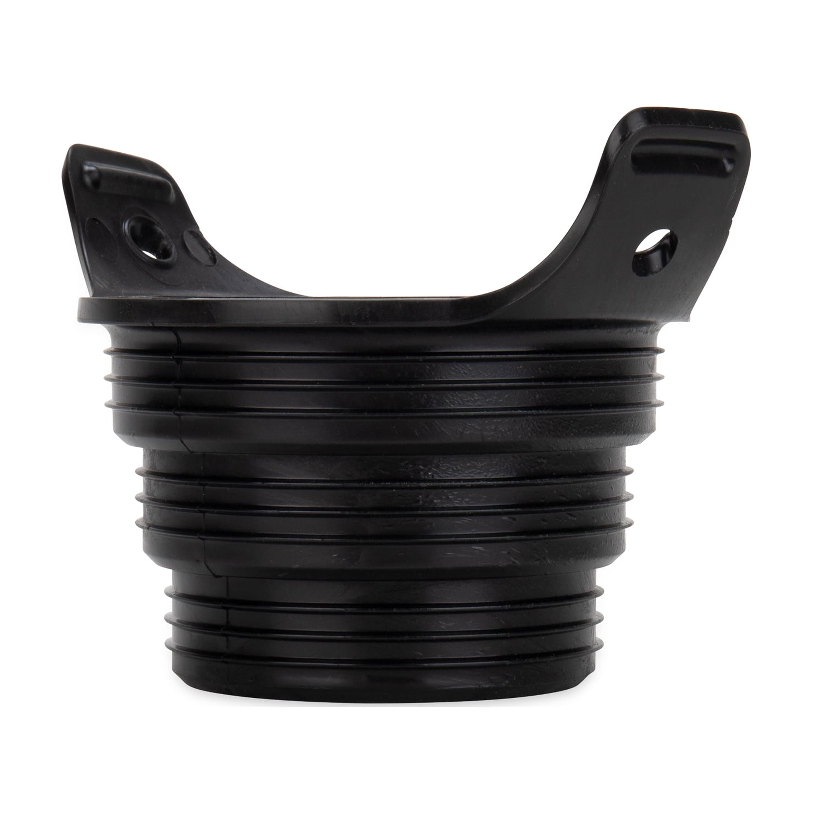 (2 pack) Camco Flexible 3-in-1 Sewer Hose Seal Adapter, Black, Model 39318