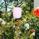 thumbnail image 4 of Farol japonés rosa de 22 cm, plegable, de papel, con pantalla de lámpara, decorativo tradicional chino para restaurante de sushi, decoración de interiores y exteriores, para jardín y hogar, 4 of 7
