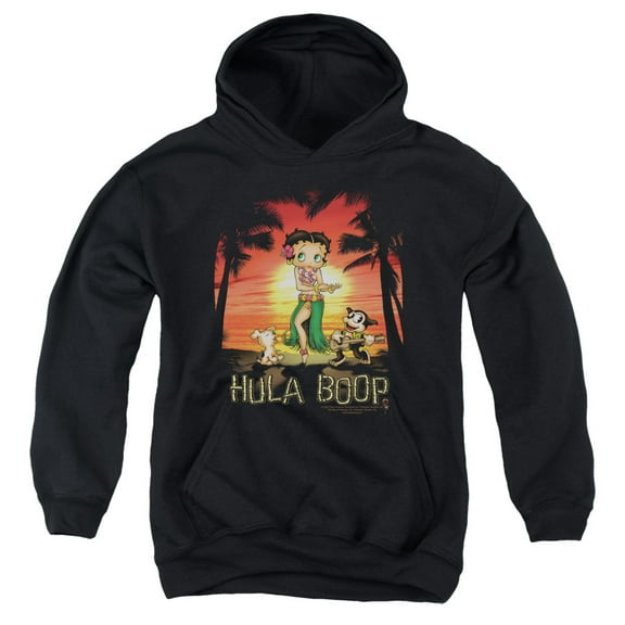 Betty Boop - Hulaboop - Youth Hooded Sweatshirt - X-Large