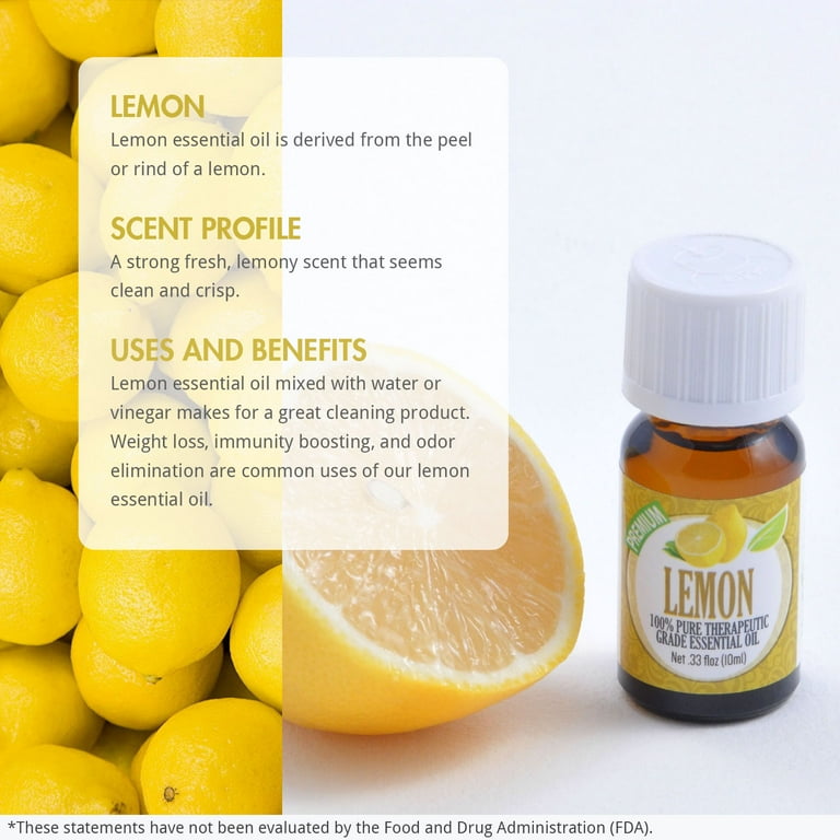 Lemon Essential Oil, Aromatika 100% Natural