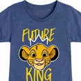 thumbnail image 3 of The Lion King - Future King - Simba - Toddler & Youth Girls Short Sleeve Graphic T-Shirt, 3 of 5