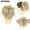 G, variant on High Temperature Silk Synthetic Messy Hair Tie Elastic Band Bun Wig Blonde and Brown Fiber for Natural