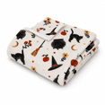 thumbnail image 3 of Zydvens Halloween Lounge Flannel Throw Blanket 60x70 Inch - Assorted Spooky Whimsical Classic Patterns Super Soft Plush Microfiber Fleece Cozy Couch Cover for Holiday Surprise Gift, 3 of 4