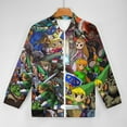thumbnail image 3 of The Legend of Zelda Characters Fashion Jacket Mens Windbreaker Coat Lightweight Zipper Clothes Streetwear Bomber Outerwear Jackets, 3 of 7