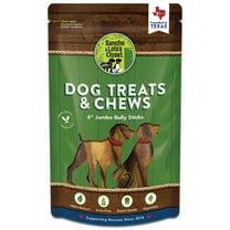 Sancho & Lola's: 6" Bully Sticks - Jumbo 5 Count - Dog Treat, Low-Odor Chew, High-Protein, Made with 100% Beef Pizzle, Hand-Selected in the USA