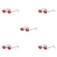 thumbnail image 1 of ZheElen Punk Rock Fashion-Proof pour Hommes et Femmes Lunettes de Protection Rondes UV400 C8 5Set, 1 of 6