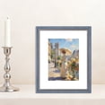 thumbnail image 6 of 8x10 Picture Frame - Blue Gold Matted Ornate Vintage Gallery Wall Photo Frame, 6 of 8