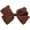 Brown, variant on Motique Accessories 8 inch Grosgrain Hair Bow - Gold