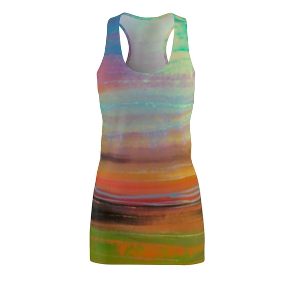 Women's Cut & Sew Racerback Dress (AOP)