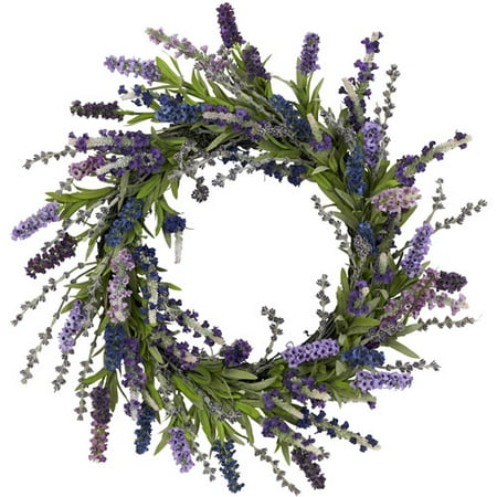 Nearly Natural 20" Lavender Wreath