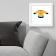thumbnail image 2 of Gallery Pops NHL - Nashville Predators - Home Uniform Front Wall Art, White Framed Version, 12" x 12", 2 of 5