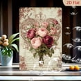 thumbnail image 2 of HELLOYOUNG Vintage Metal Tin Sign 8x12 Inch Rustic Rose Heart Wall Art Decor for Home Bar Cafe Romantic Pink Floral Valentine's Day Gift, 2 of 6