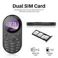thumbnail image 4 of Mini Oval 2G Small Phone, Dual SIM GSM 1.39-inch Screen Speed Dial Magic Voice Blacklist Vibration FM Radio Type-C, 4 of 10
