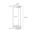 thumbnail image 7 of Yamazaki Home Two-Tier Rolling Plant Stand, Black, Steel, Wheels, 7 of 7