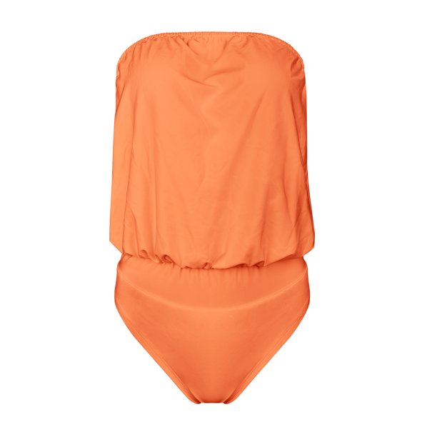 AMaVo Sexy Strapless One Piece Swimsuit Thong bathing suit Monokini