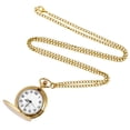 thumbnail image 7 of Minzimin Set of 2 Classic Pocket Watch with Chain for Men and Women, 7 of 7