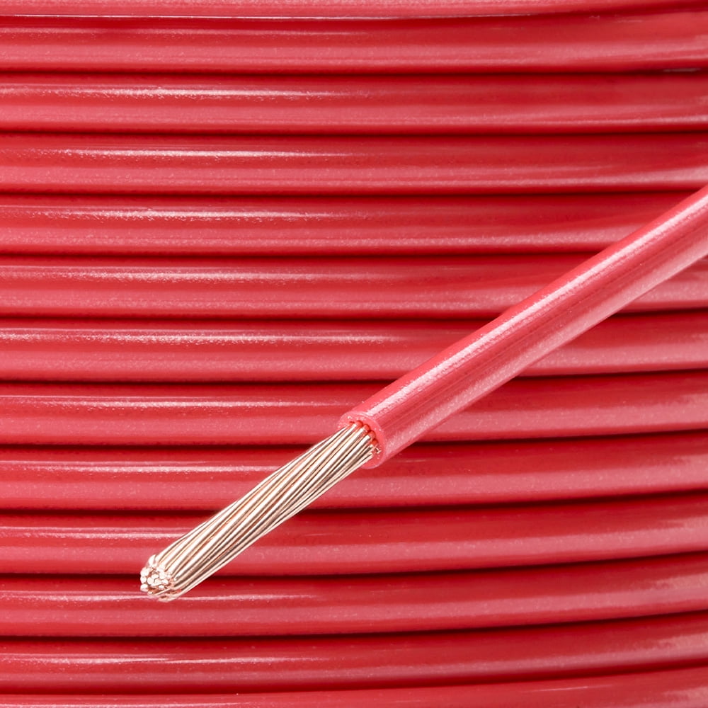 Maxxima 100 Ft. 12 AWG Red THHN Stranded Copper Electrical Wire, 600V