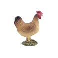 thumbnail image 3 of MOJO Gallina de pie realista animal de granja pintado a mano figura de juguete, 3 of 4
