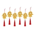 thumbnail image 4 of Adornos colgantes de Año Nuevo chino, amuletos de la suerte para interiores y exteriores. Fa personaje 6 piezas, 4 of 9
