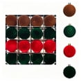 thumbnail image 2 of 16 Pcs Velvet Christmas Ornaments Balls 2.36 Inch Flocked Christmas Tree Ball Hanging Ornaments Velvet Xmas Baubles for Xmas Party Wedding Home Decor, 2 of 8