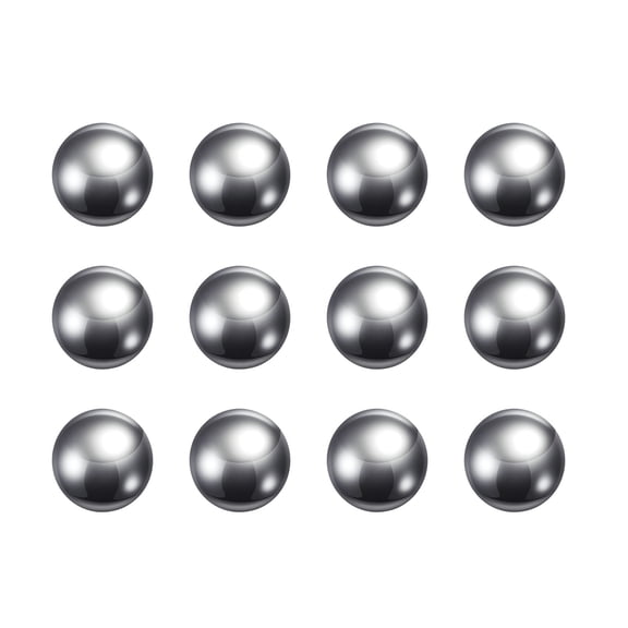 Uxcell Precision Balls 5/8" Diameter 316L Stainless Steel for Bearings 12 Pack