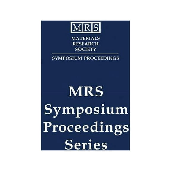 Mrs Proceedings Materials and Devices for Smart Systems III, (Hardcover)