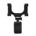 thumbnail image 3 of Adjustable Car Rear View Mirror Mount Phone Holder Stand, 360 Degree Rotation Design, Silicone Fixture, Plastic Material, Compact Design, Universal for Phones, GPS, 3 of 7