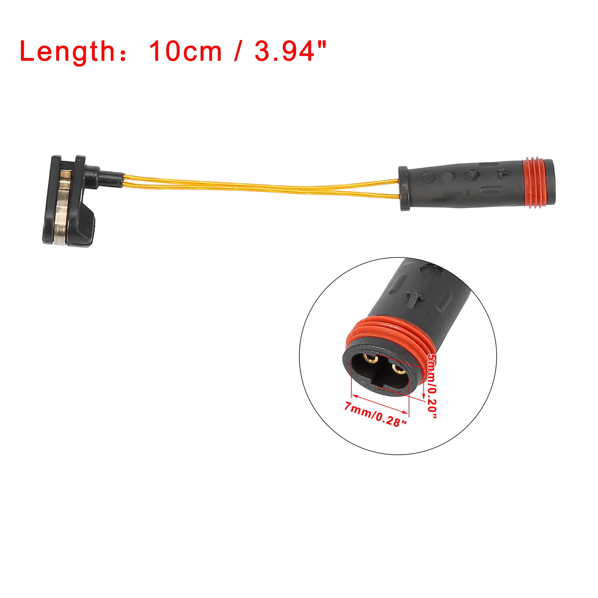 2pcs Front Rear Brake Pad Electronic Wear Sensor Indicator 