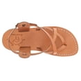 thumbnail image 4 of Jerusalem Sandals Tamar Buckle - Womens Tan, 4 of 6