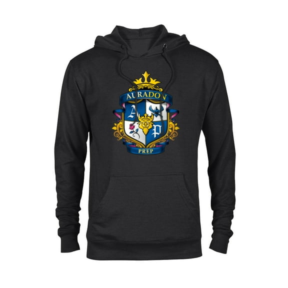 Disney Descendants Auradon Prep Crest - Pullover Hoodie for Adults -Customized-Black