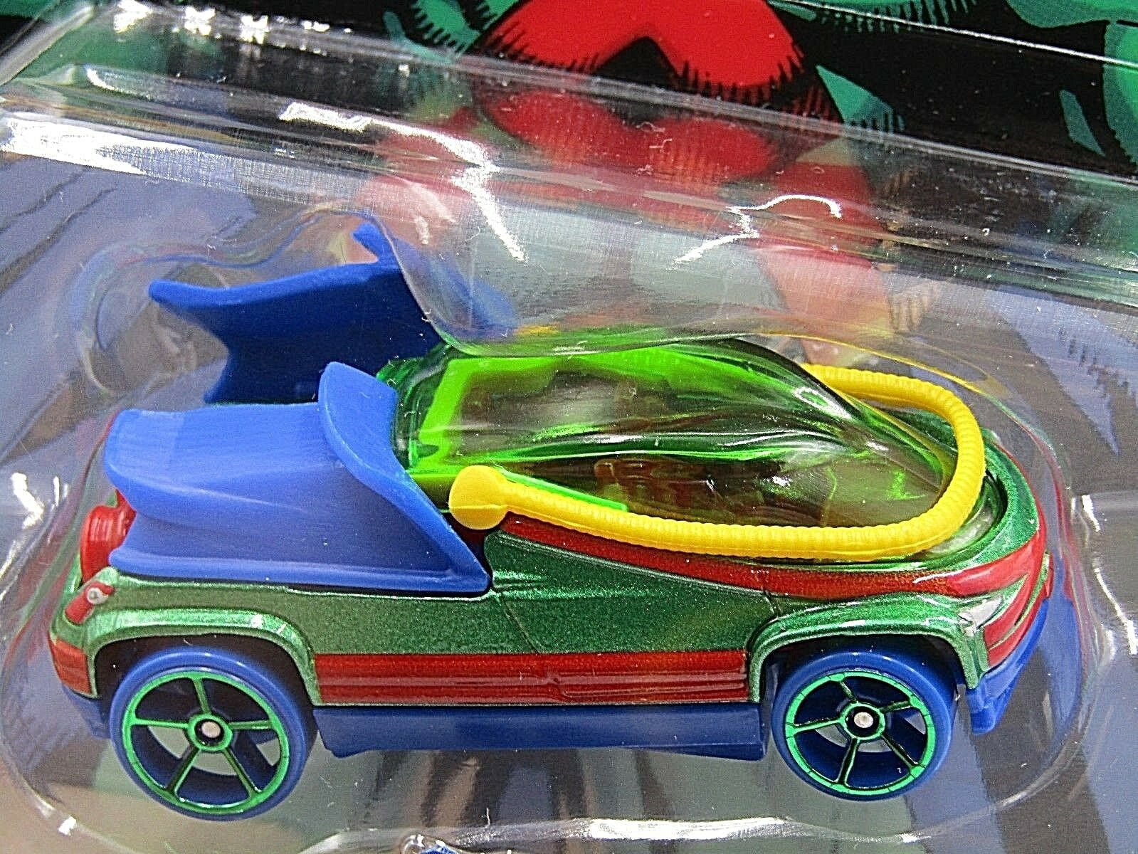 Hot Wheels 1:64 DC Characters – Martian Manhunter, Voiture Collection Verte 2021 Neuve