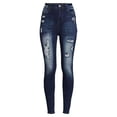 thumbnail image 3 of Harmony & Havoc Women's Contour and Lift High Rise Skinny Jeans, 3 of 5