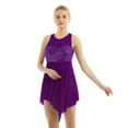 thumbnail image 2 of inhzoy Lyrical Dance Dress Women Sleeveless Dance Costumes for Ballet Gymnastics, 2 of 6