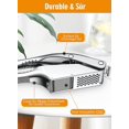 thumbnail image 3 of Premium Stainless Steel Garlic Press, Durable 2 In 1 Garlic Crusher With Non-slip Ergonomic Handle, Stainless Steel Garlic Press Hanging Hook, Rust Pr, 3 of 5