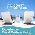 thumbnail image 7 of Coast Modern In Pool Lounge Chair - Waterproof & Weighted Pool Chaise Lounger - Outdoor Pool Furniture for Patio or In Baja Shelf, 7 of 7