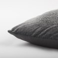 thumbnail image 2 of Rizzy Home Cotton Velvet Solid Medallion Poly Filled Decorative Throw Pillow, 22"x22", Charcoal, 2 of 4