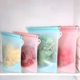 thumbnail image 3 of Bolsa de alimentos Bolsas de alimentos de silicona a prueba de fugas multifuncionales Vacío fresco de silicona yeacher  Bolsa de frescura, 3 of 7