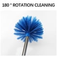thumbnail image 5 of Kingfansion Extendable Duster With 6FT Pole, Ceiling Fan & Cobweb Cleaner, Stainless Steel Telescopic Handle, Medium-Stiff Bristles for Indoor & Outdoor Dusting, Lightweight & Adjustable (2.6FT-6FT), 5 of 6
