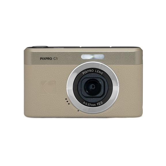 KODAK PIXPRO Friendly Zoom C1-TN 13MP Digital Camera with 4X Optical Zoom 26mm Wide Angle and 2.8" LCD Screen (Tan)