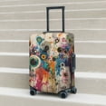 thumbnail image 5 of Travel Luggage Cover Protector - Abstract Colorful Dripping Circles Anti-Scratch Suitcase Covers Fits 18-32 Inch Luggage, 5 of 5
